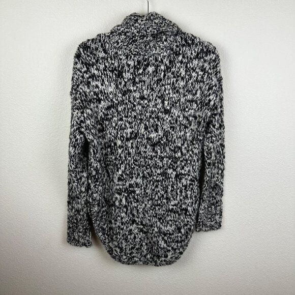 Nordstrom Treasure & Bond Turtleneck Sweater Tunic in Black Combo - Picture 13 of 13